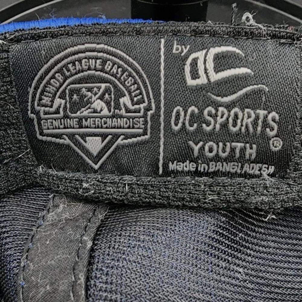 OC Sports Youth Minor League Baseball Hat Blue Adjustable‎ MiLB Cap